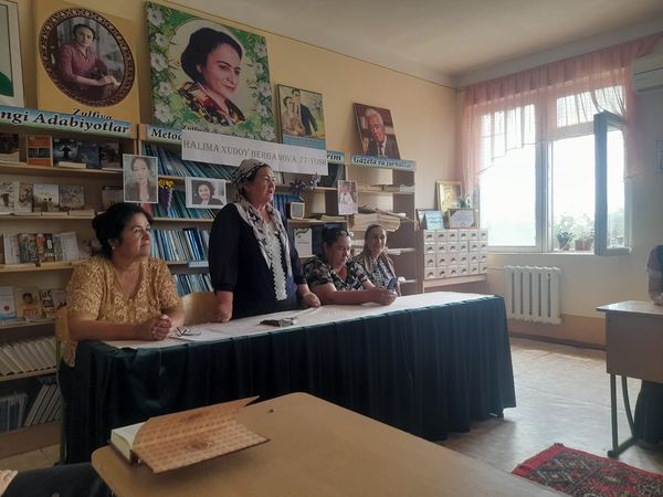 Halima Hudayberdiyeva tavalludiga bag‘ ishlangan tadbir